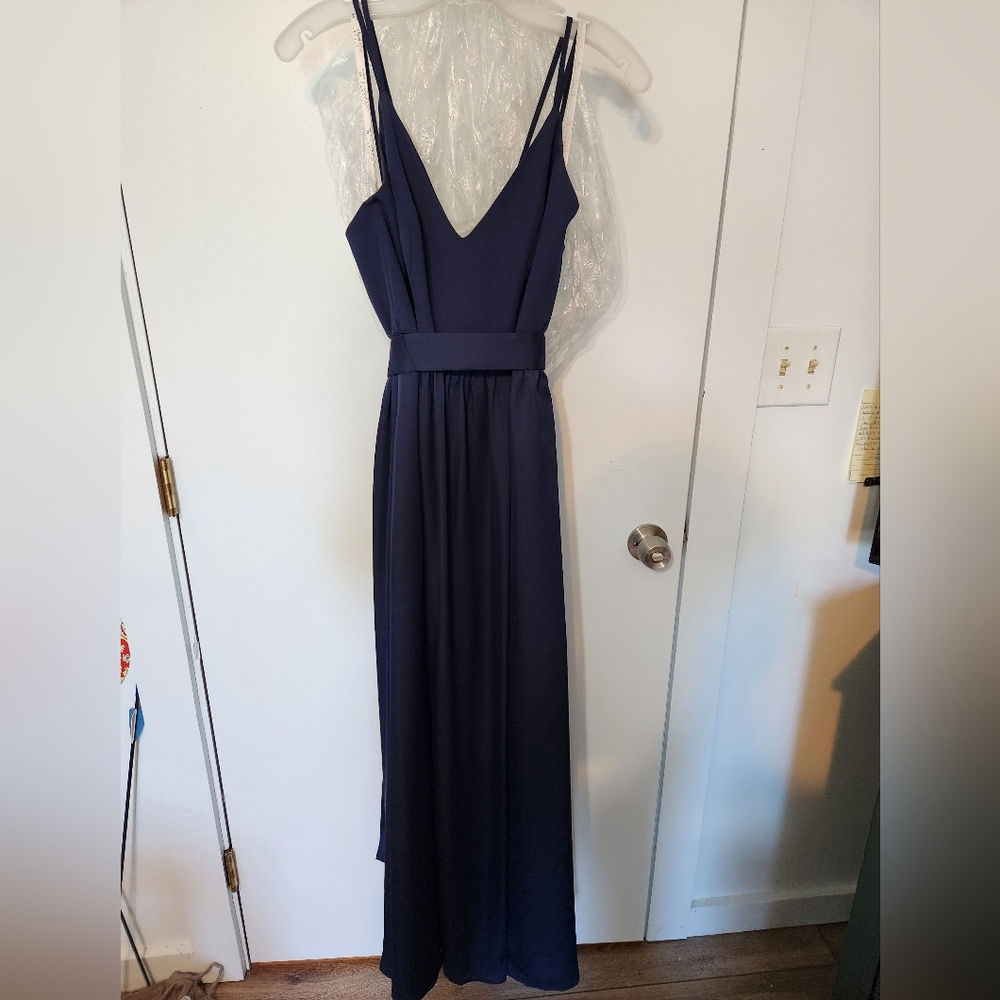 Elegant Navy Blue Dress
